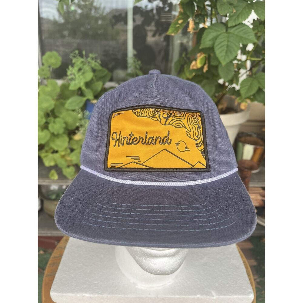 Staunch Traditional Outfitters Hinterland Patch Hat Blue Roped Snapback GUC